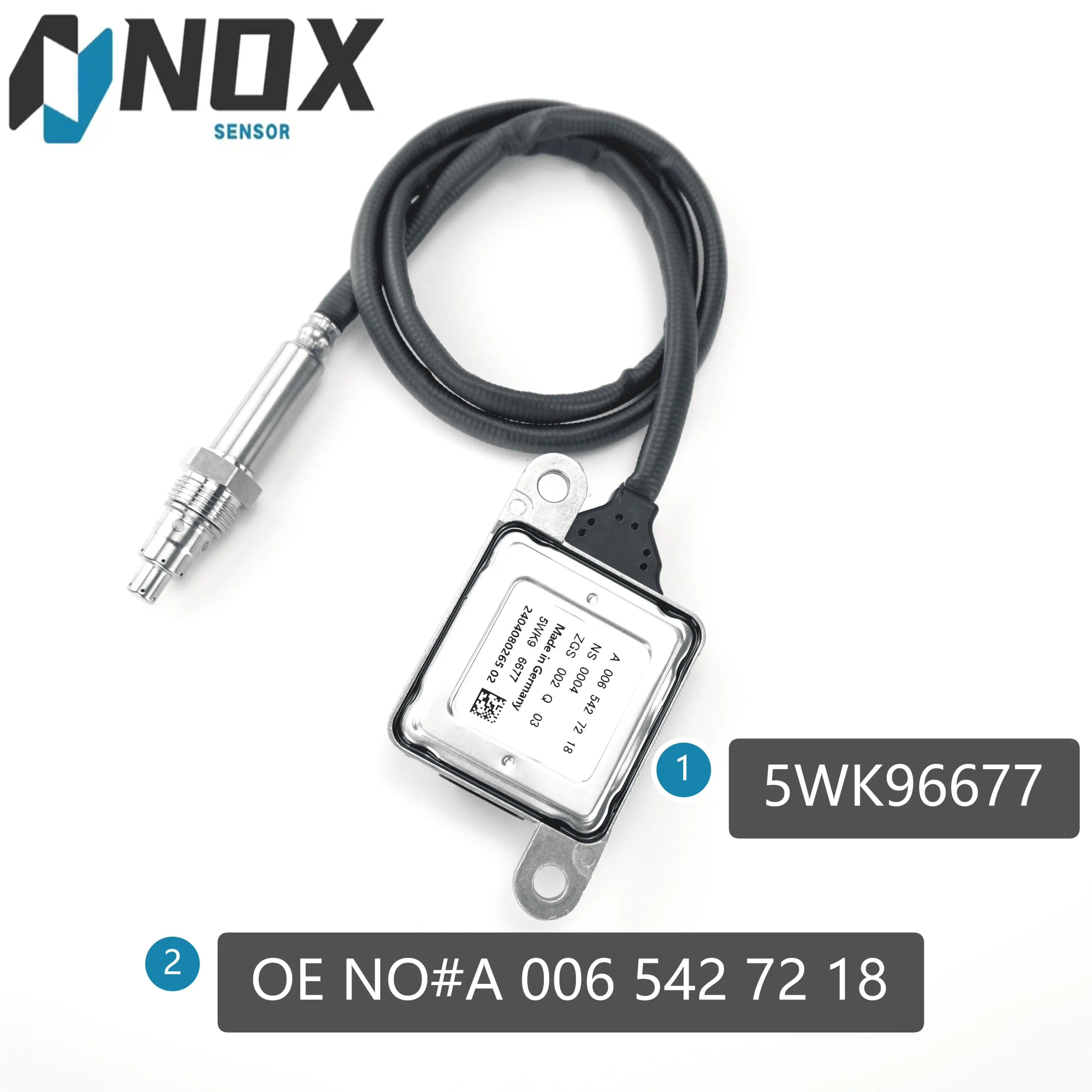 

A0065427218 5WK96677 Original New Nitrogen Oxygen NOx Sensor 12V For Mercedes-Benz for Euro.6 Diesel Engine SCR Emission System