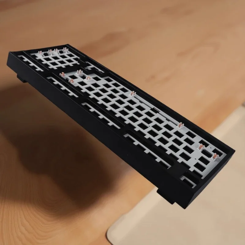 98key Wired Black Mechanical Keyboard Kit Hot Plug Supports RGB Lighting Ergonomics Cherry Profile Game Keyboard Kit Custom