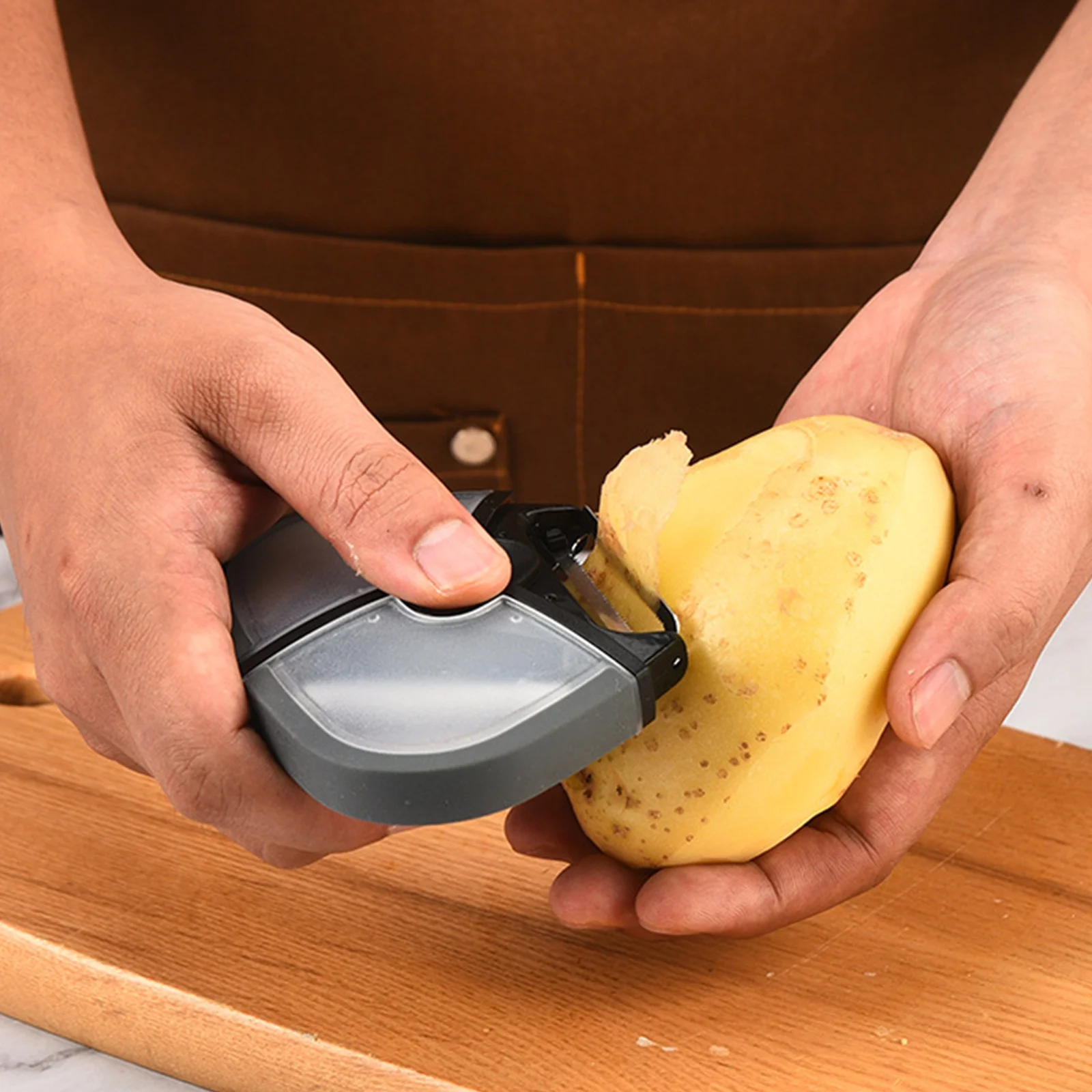 

Ergonomic Kitchen Zester Tool Stainless Steel Blades Vegetable Peeler Slicer Shredder Multipurpose Grater Space Saving Easy to