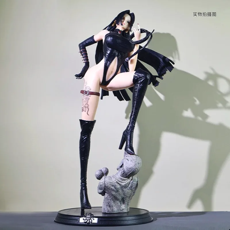 

One Piece Boa Hancock Gk Large Size Sexy Leather Outfit Anime Figure Collectible Statue Desktop Ornament For Adult Anime Fans