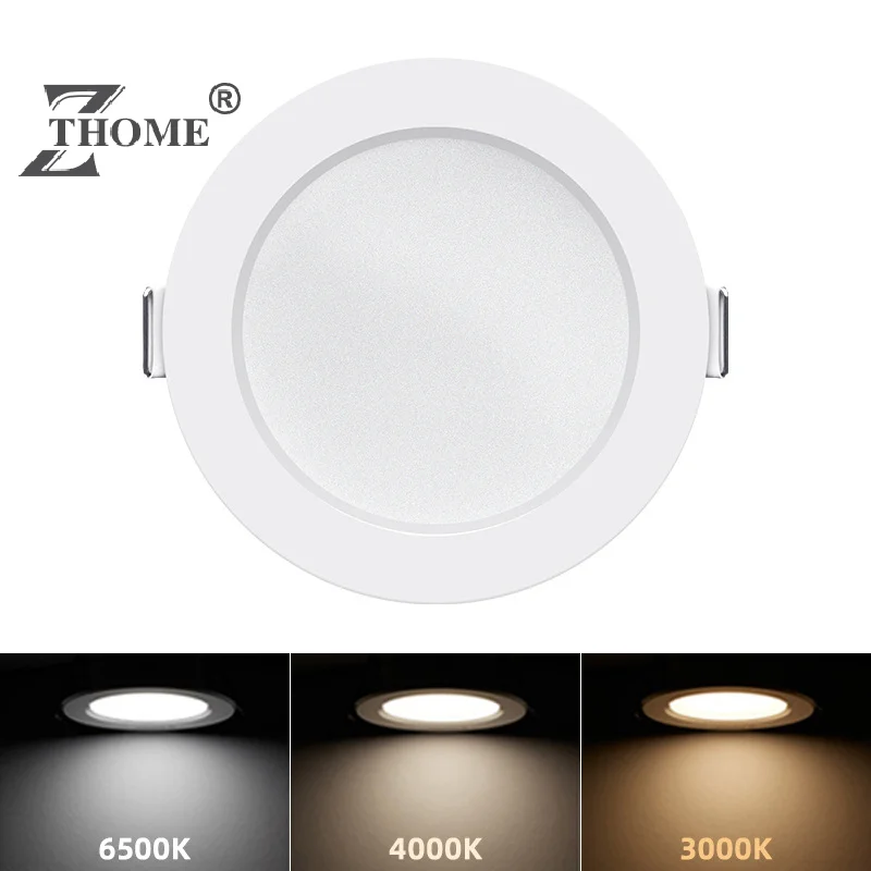 LED Downlight 7W Recessed Round LED Ceiling Lamp AC220V Panel Lights Indoor Lighting Warm/Cold White/Neutral