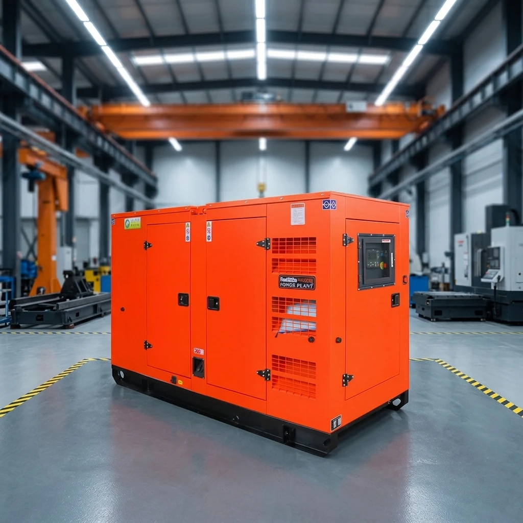 25KVA 25KW Single Phase 220V 1800 RPM Super Silent Portable Commercial Generator with ATS