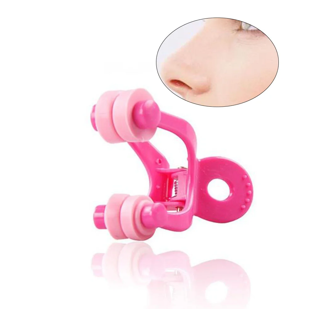 Clip Corrector, herramienta para dar forma al nariz ajustable, color rosa, para alisar el puente torcido Bulbous