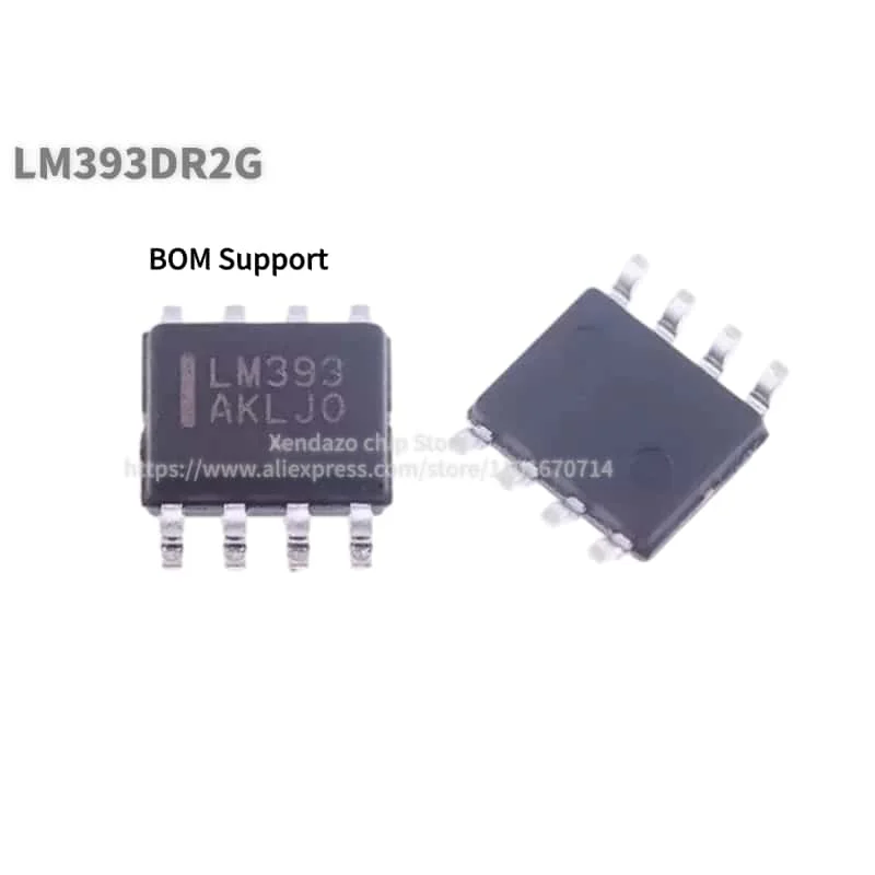 10pcs/lot LM393DR2G LM393DR2 LM393DR LM393D LM393 SOP-8 package Original genuine
