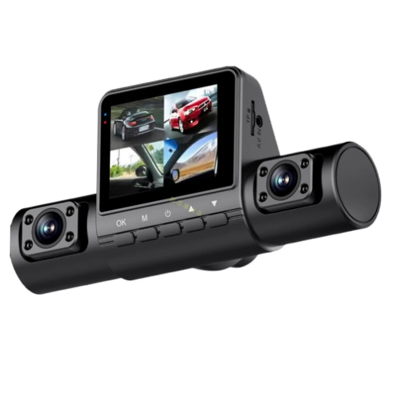 

2.0-Inch Car Quad-Record HD Night Vision Tachograph Car Front And Rear Left And Right Simultaneously Recording