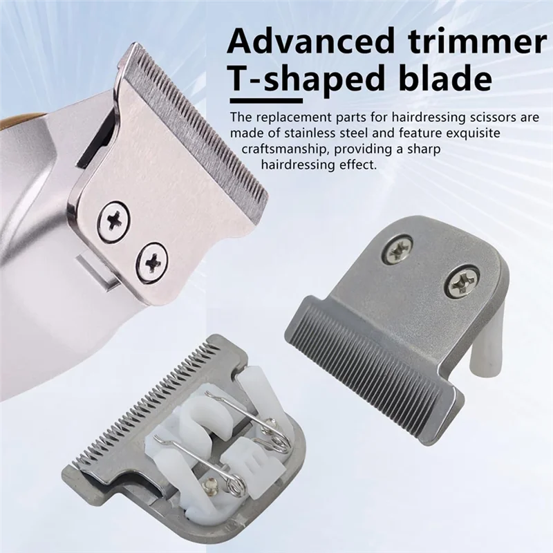 Replacement T Blade 2PCS Detachable Set For Wahl For Trimmer Models 9864/9864SS/9686/9818A/9854L/9870/9888/9937