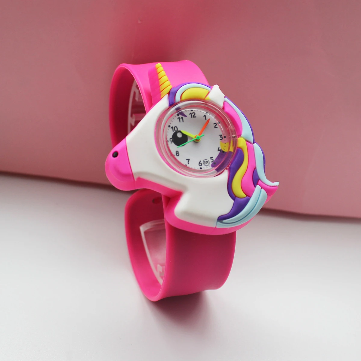 1pc/2pcs/1set-Cute cartoon unicorn watch, matching necklace, bracelet, ring suitable for party gifts, birthday gifts