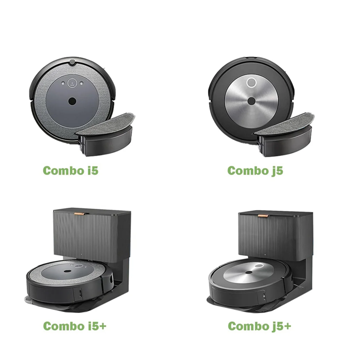 Suku Cadang Pengganti Vakum A66T Kompatibel untuk IRobot Roomba Combo I5, I5 +,J5, J5 + Aksesori Vakum Robot