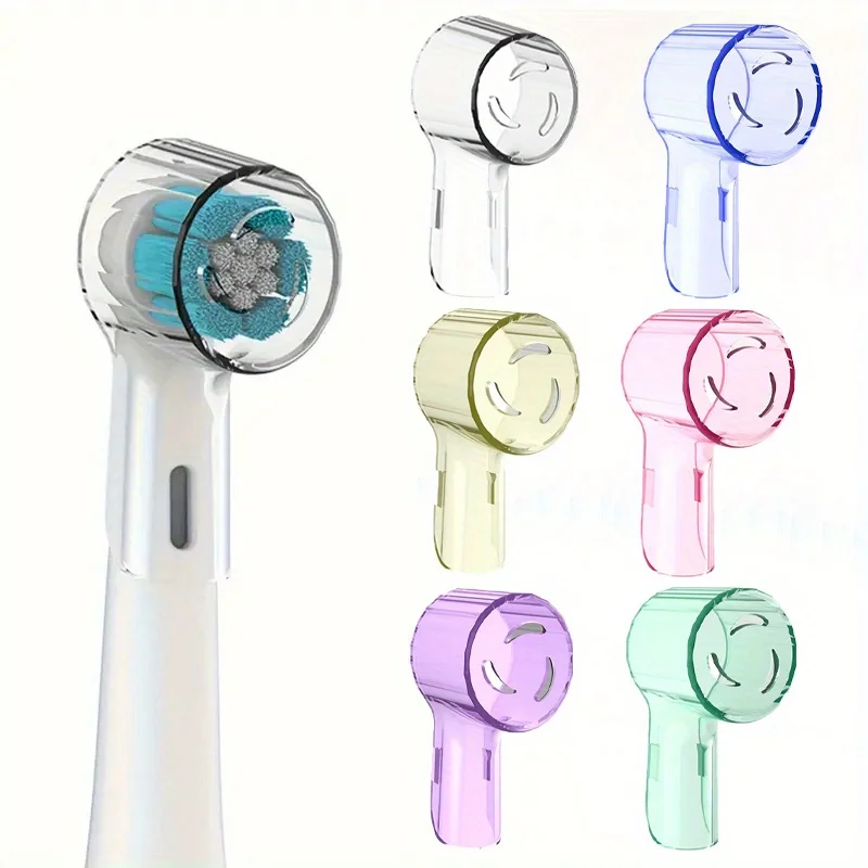 Universal Electric Toothbrush Head Protective Cover With Cap Toothbrush DustProof Cover Plastic Travel Portable Toothbrush Case