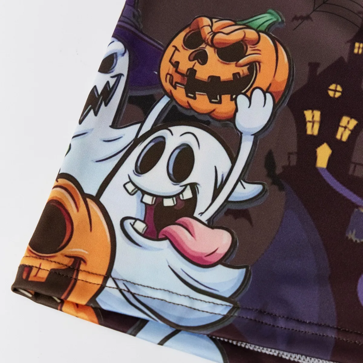 Men's underwear new pattern boxer shorts Halloween atmosphere comfortable and breathable four-point shorts.