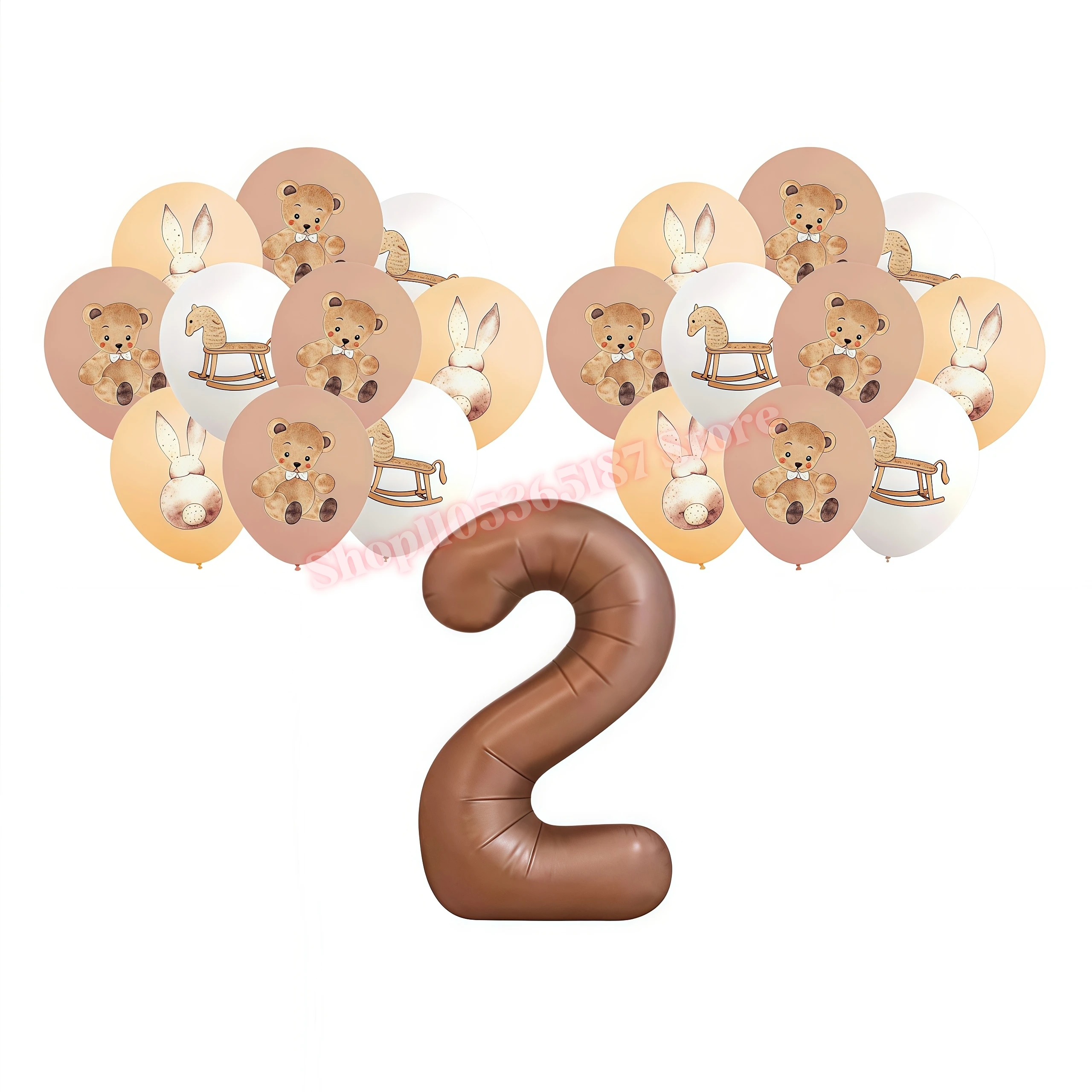 Hello Baby Geschlechts-Enthüllungs-Party-Zubehör Mädchen Junge Banner Flaggen Girlande Ballon für Babyparty 1. Geburtstag Dekoration – Detail 23