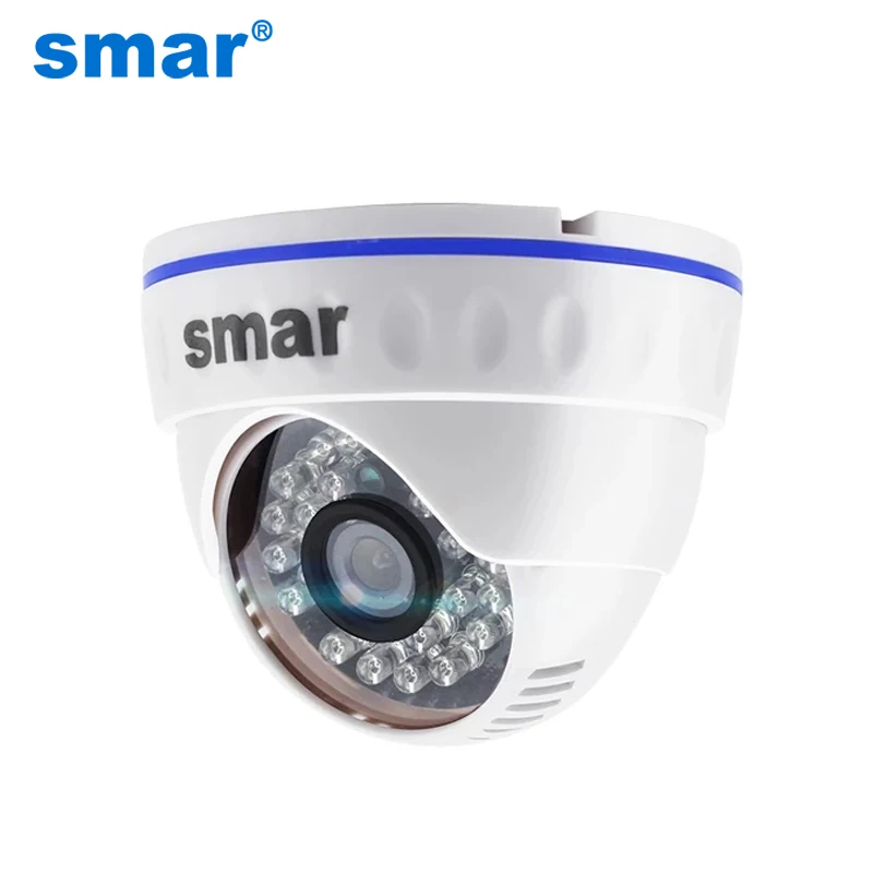 Smar H.264 Dome IP Camera1080P CCTV Camera Indoor 24 hours Video Surveillance Onvif POE 48V Optional Best Price