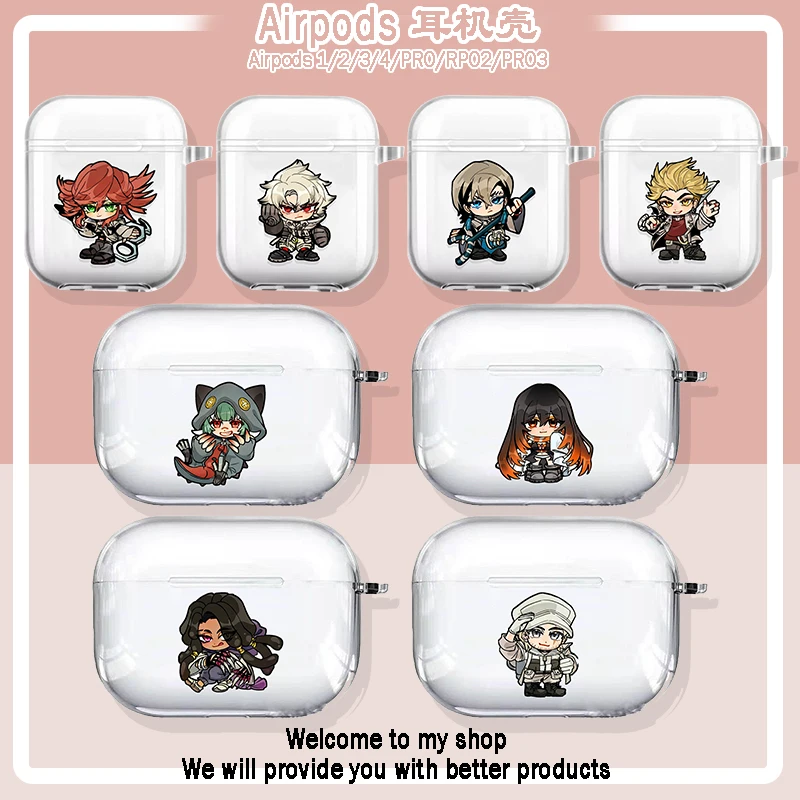 Funda Anime Gachiakuta Chibi para Airpods Pro 3ª Gen. Pro3 Riyo Rudo Zanka Enjin Jabba Tamsy, Caja Protectora para Airpods 4 2 3 Pro2