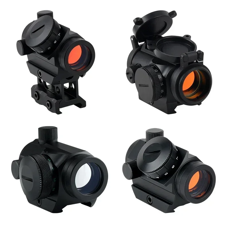 Tactical Red Dot Sight Adjustable Combo Optical Reflex Sight Collimator Glock Rifle Scope Cross Hunting Airsoft Riflescope