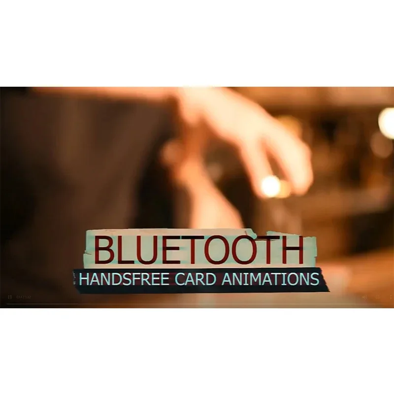 Bluetooth By Sirus Magic Card The Idea of Bluetooth Card Upgrade Close-up Visual Shock Magic Props