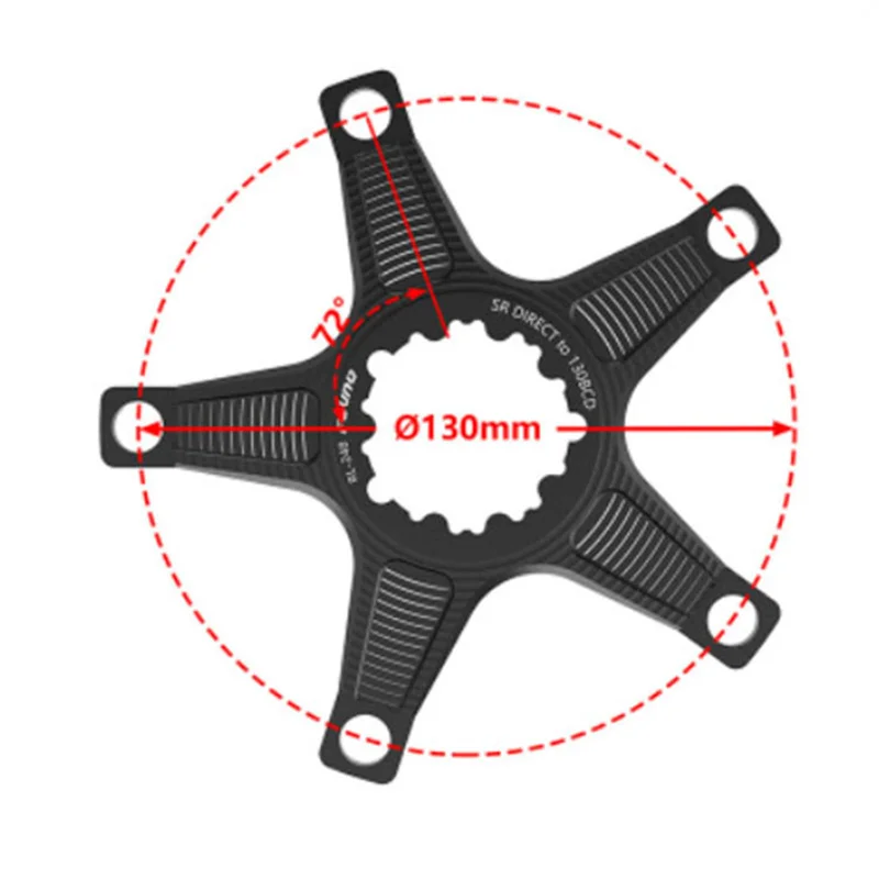 FOVNO Chainring Adapter forGXP forSRAM Spider to 104BCD 110BCD forSHIMANO Direct Mount Converter M6100 M7100 M8100 M9100 12S MTB