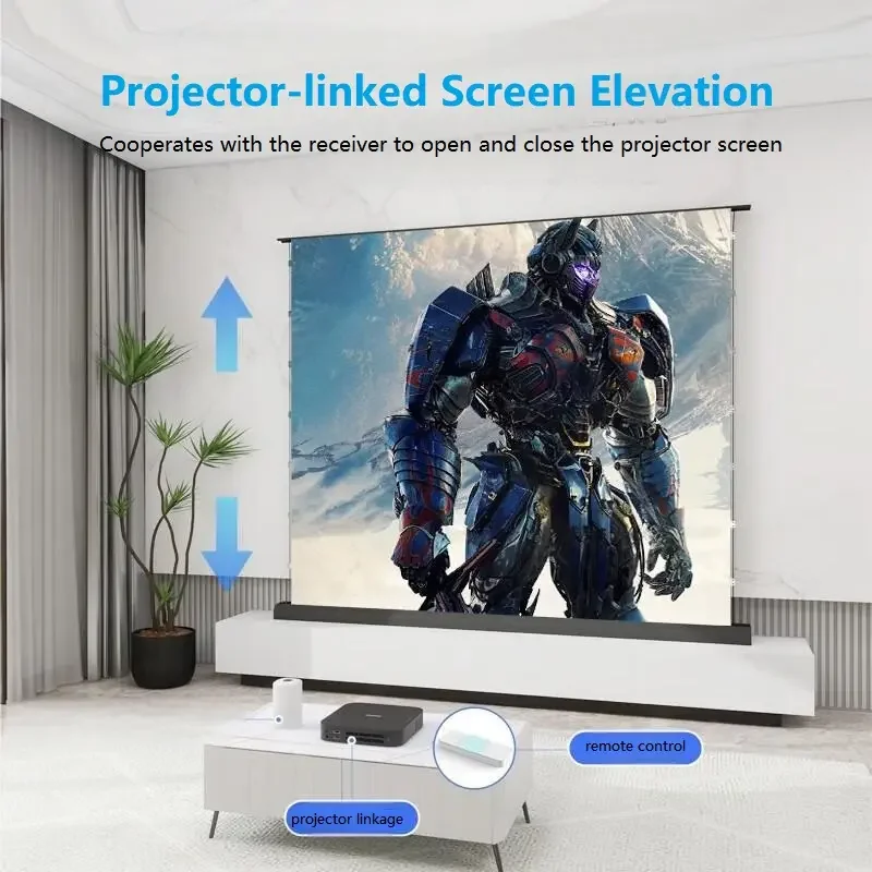 شاشة عرض فريسنل رمي طويلة بمحرك 4K 3D 120 بوصة #4