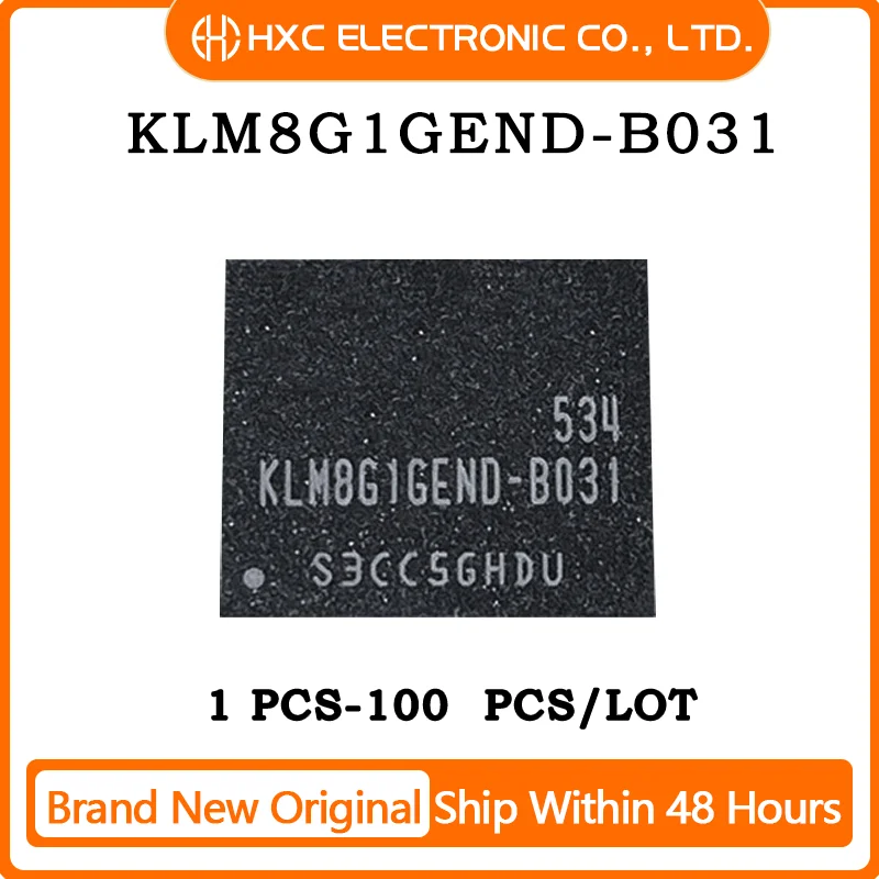 1PCS/5PCS/10PCS/50PCS KLM8G1GEND-B031 KLM8G1GEND Brand New Original IC Chip