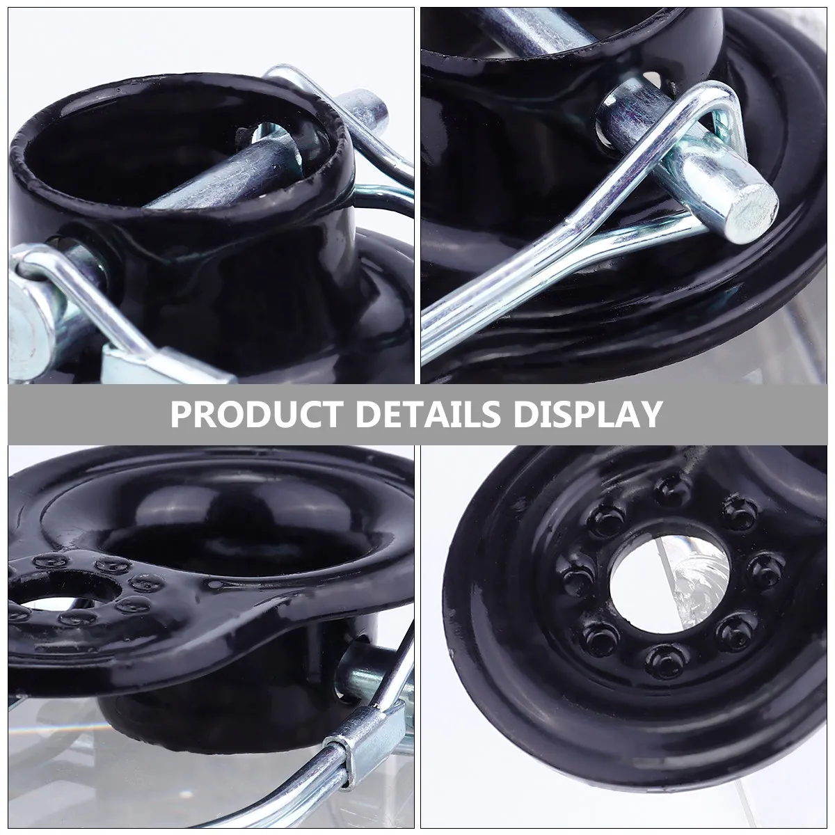 

1Set High Quality Stainless Steel Bike Trailer Hitch Coupler Strong Reliable Trailer Hitch Connector for Cycling Trailers Baby