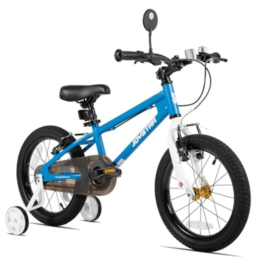 

Lomand 14 16 18 20 Inch Bike with Training Wheels BMX Style Bicycle for Toddlers Boys Girls Ages 3-12 Dual V-Brake Adjustable S