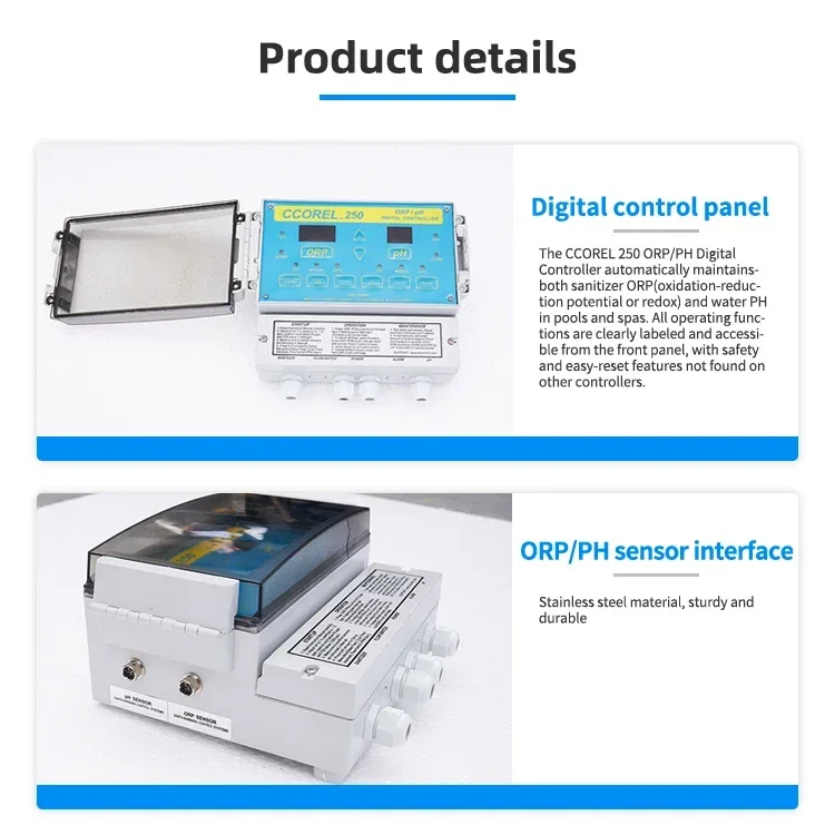 Pool Disinfection System Ph and Orh Water Controller