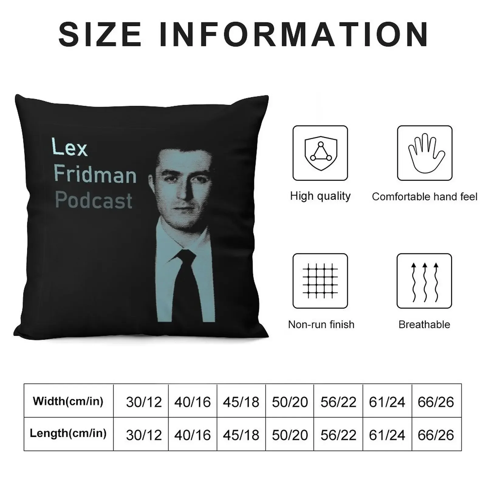 Lex Fridman Podcast Throw Pillow Sofa Decorative Covers Sofa Cushions Covers Sofa Covers Elastic Cover For pillow