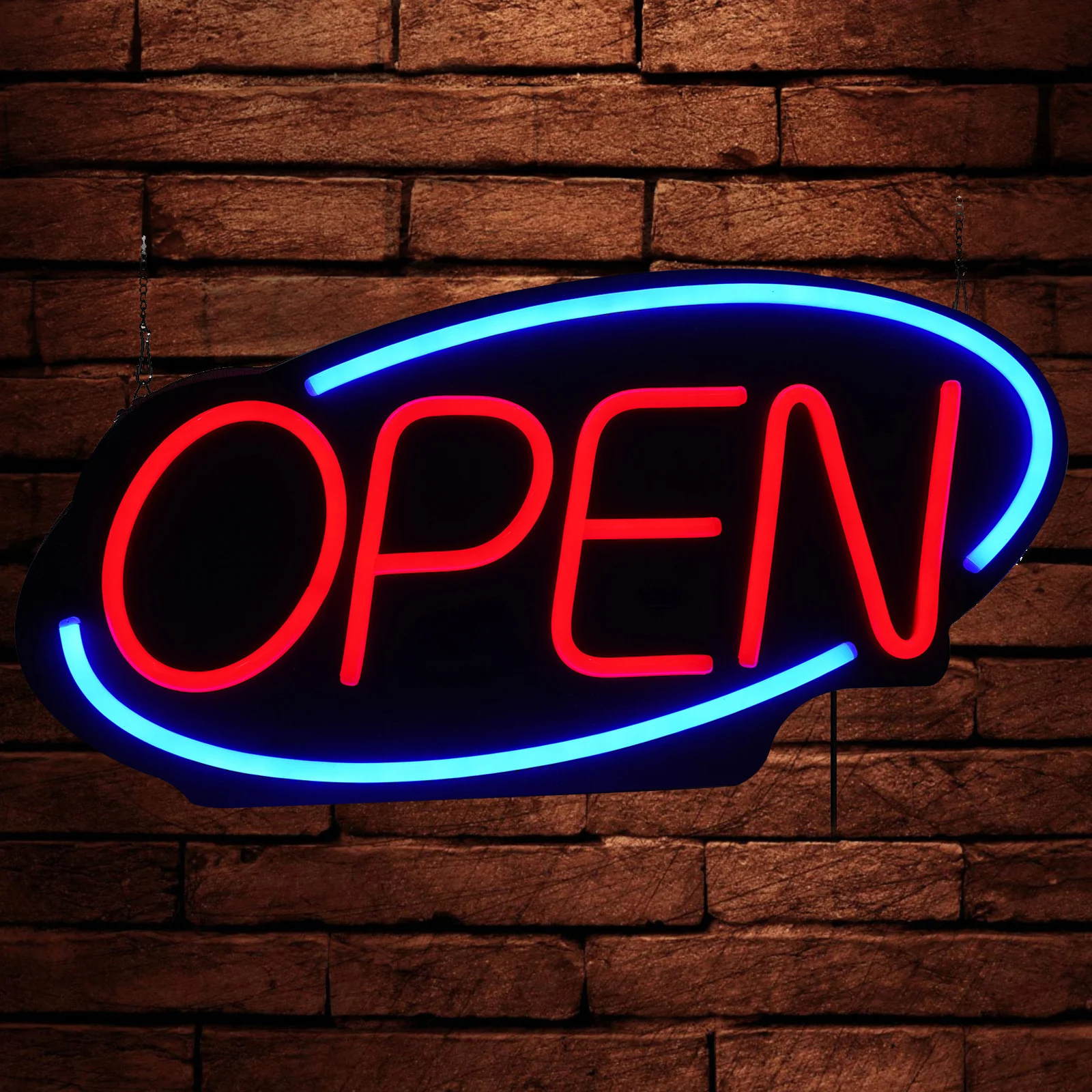 

24x12 inch LED Neon OPEN Sign Light Bright for Wall Decor Sign Restaurant Bar Pub Store Club