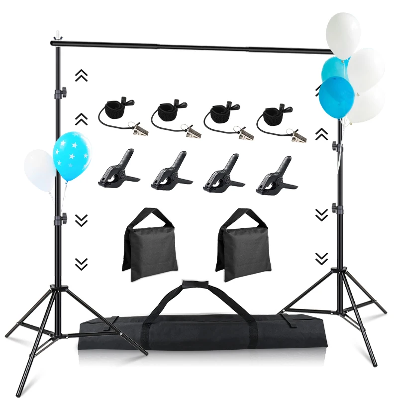 8.5*10FT Photography Backdrop Stand Aluminum Studio Photo Frame Professional Background Stands Support for Parties  Wedding