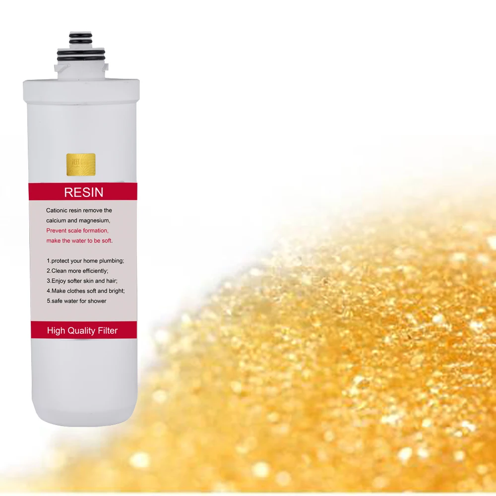 Home Use Small Water Softener Shower Bathroom Ion Exchange Resin Hardness Slimy Skin Water Softener for Baby and Pregnant Woman