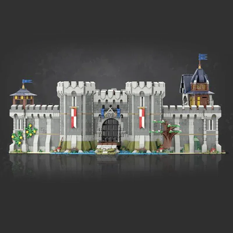 Bloques técnicos Moc Castillo modelo guardianes castillo de fortaleza bloques de construcción modulares juguetes de regalo para niños DIY juegos de montaje