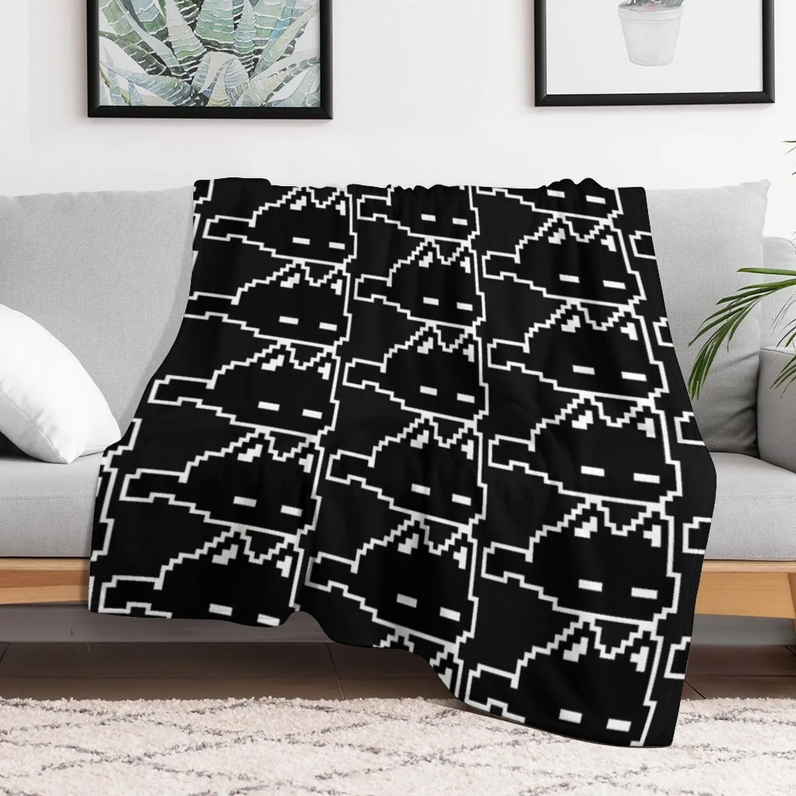 Omori cat mewo Throw Blanket Vintage for sofa Sofa Throw Kid'S Blankets