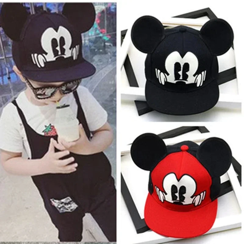 New Children\'s Mickey Mouse Cap Cartoon Lovely Baseball Cap For Kids Girls Boys Snapback Hat