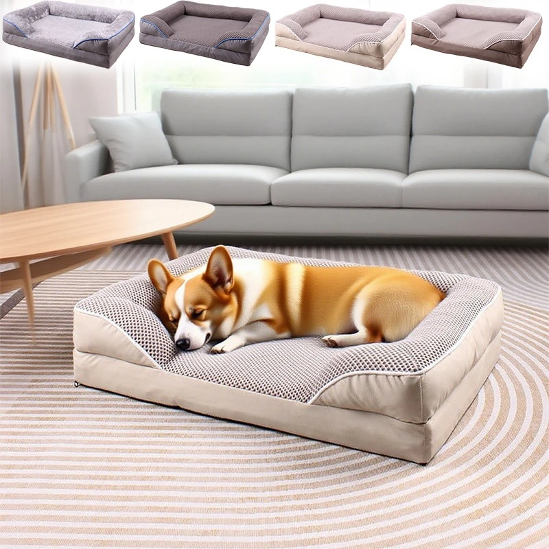 

1pc Pet Dog Bed Sofa Mats Winter Warm Breathable Sleeping Bed Removable Luxury Pet Cat Bed for Large Medium Pet Cama Para Perros