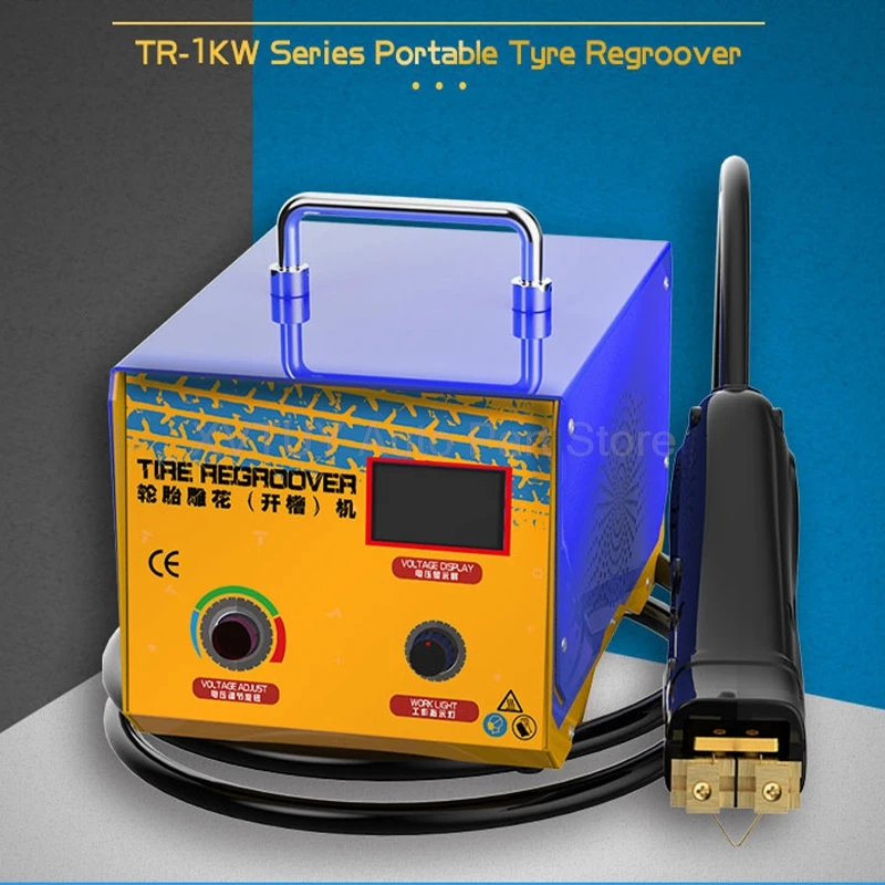 

Portable Tire Regroover 1000W Tire Retreading Tool Car Tire Grooving Machine Reuse Wonder Tool Easy Operation Even Heating