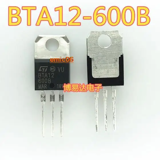 10pieces Original stock  BTA12-600B TO220 12A 600V 