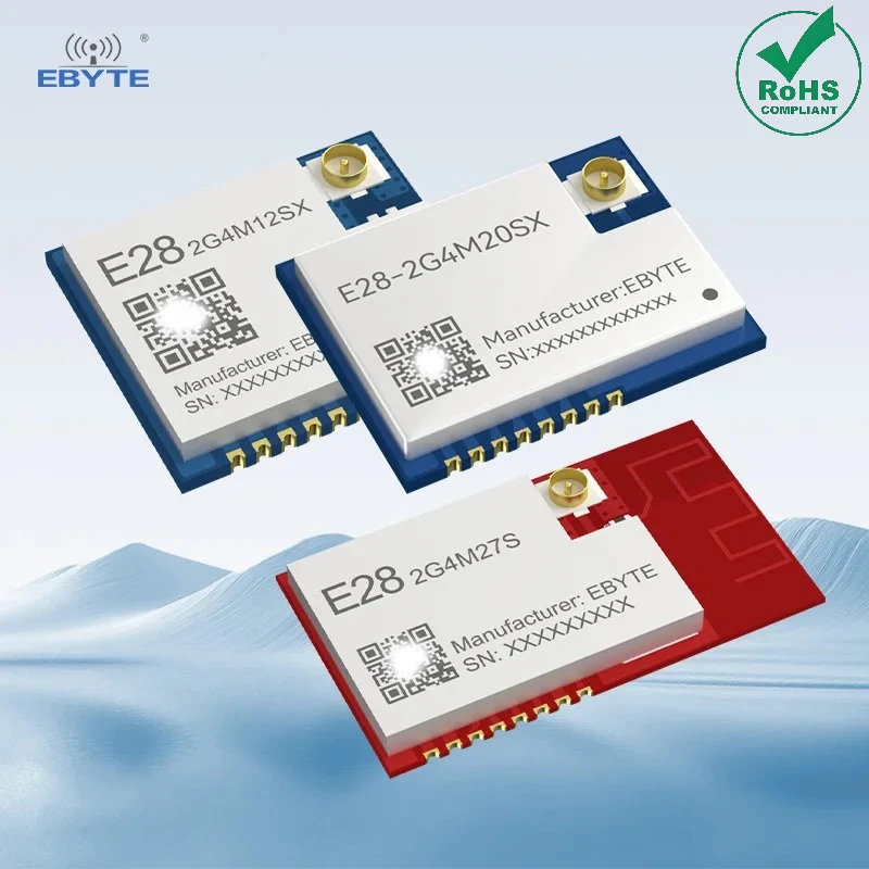 SX1281 LoRa Spread Spectrum Module FLRC GFSK BLE EBYTE E28 Series SPI Wireless RF Module 2.4G 20dBm SMD Module 6km