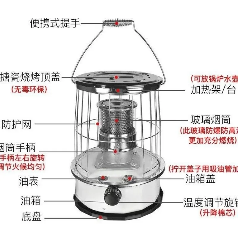 Portable Smokeless Greenhouse Heater Hand Held Farm Warming Equipment For Strawberry Vegetable Plant Temperature Rising