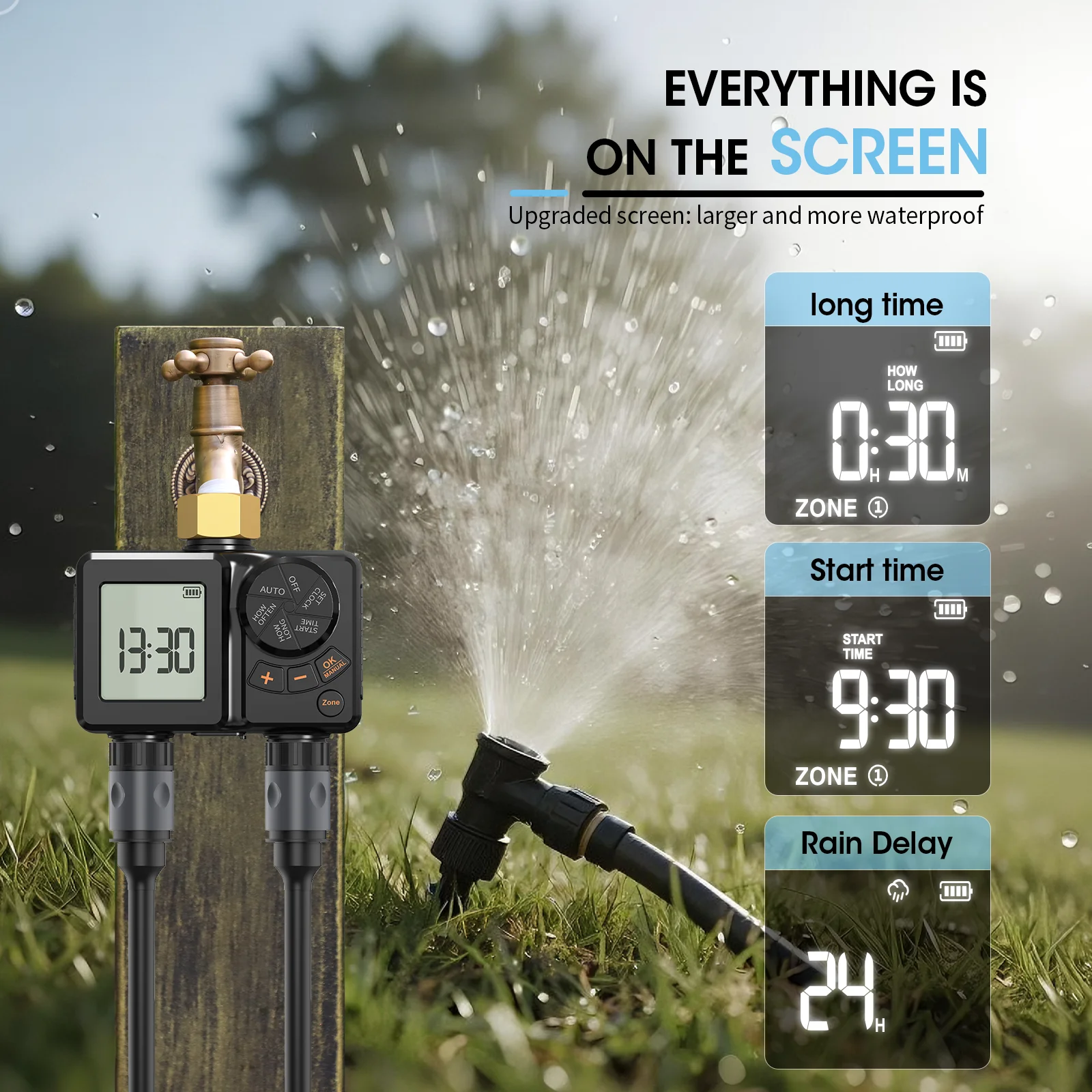 INSOMA IPX6 Bahçe Sulama Zaman - Smart Garden Hose Timer incelemesi ve fiyatı