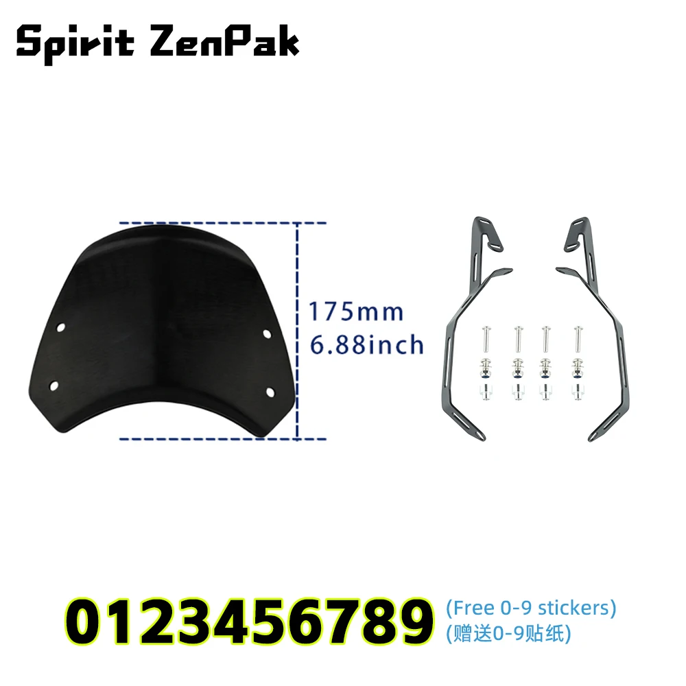 

Motorcycle Accessories Windshield Windscreen Wind Deflector Fit gb350s cb350rs GB350S CB350RS 2022-2025
