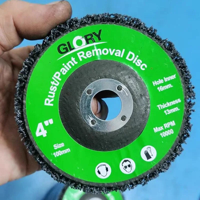 100x16 mm, angle grinder grinding wheels for paint and rust removal, 10 piece flap wheels for metal grinding