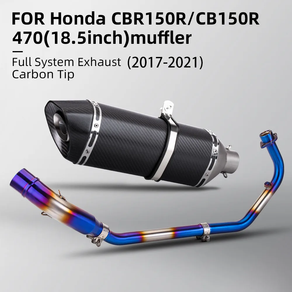 

Full High Quality Motorcycle Exhaust System For CBR150 cbr150 System Escape Slip On 51MM Front Tube Link Pipe Connect Original