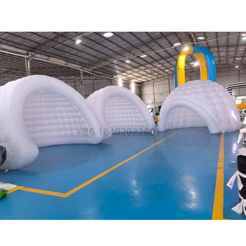 Tenda gonfiabile personalizzata per cupola per feste Tenda gonfiabile per esterni in tessuto Oxford impermeabile traspirante per eventi e riunioni