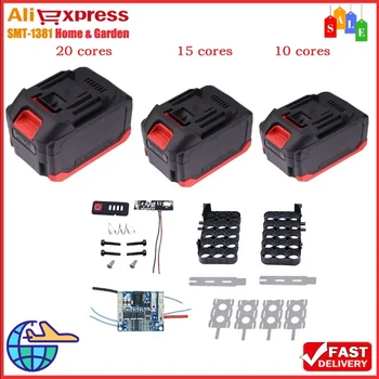 10/15/20 Kerne Kunststoff Batterie Fall Lagerung Box Shell PCB Lade Board Für Makita Batterie Fall Power Werkzeug Zubehör