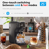 HiBREW 6 In 1 Electric Coffee Machine with 7 Water Volume Selectable 92℃ Constant Temperature Extraction 20Bar Cold/Hot Brew