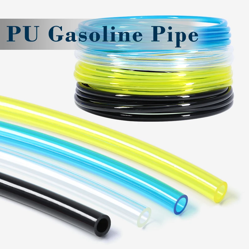 PU Gasoline Pipe ID2-7mm×OD3.5-10mm for Trimmer Hoses Chainsaw Blower Line Tool Petrol Hoses  Fuel Gas Hose String Tube 1~30M