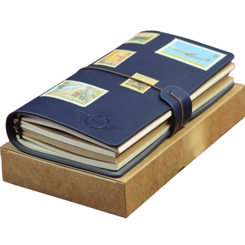 72 pages/book, A6 Notebook Simple Ins Travel Handbook Loose-leaf Diary Retro Notepad Tn Handbook Set image 4