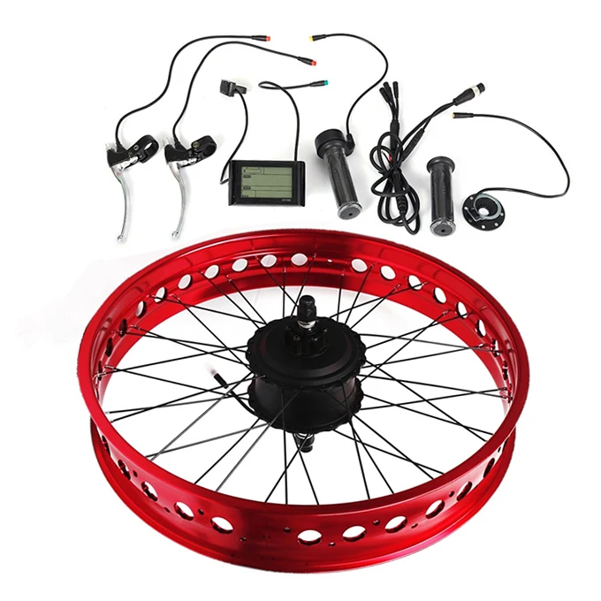 Factory Supplying Hub Motor Ebike Electric Bike Kit 2000w With Battery Bicycle Front Wheel Kit For Sale