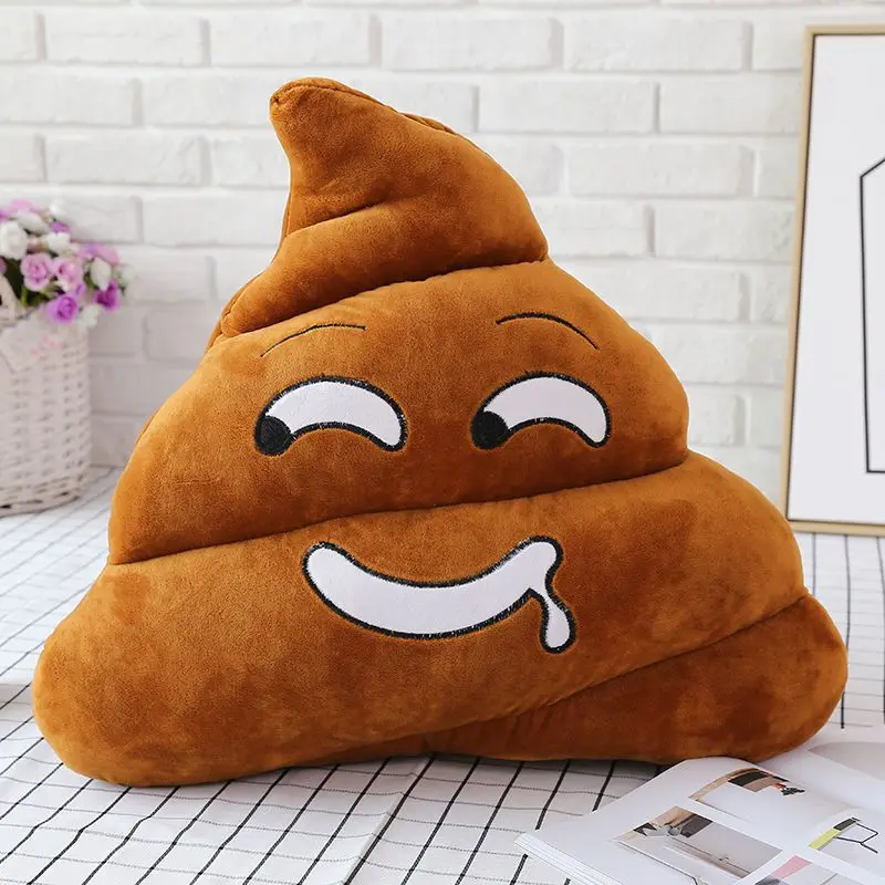 15cm~45cm Cartoon New Expression Poop Plush Toy Cute, Funny, Weird Poop Shaped Plush Pillow Birthday Gift