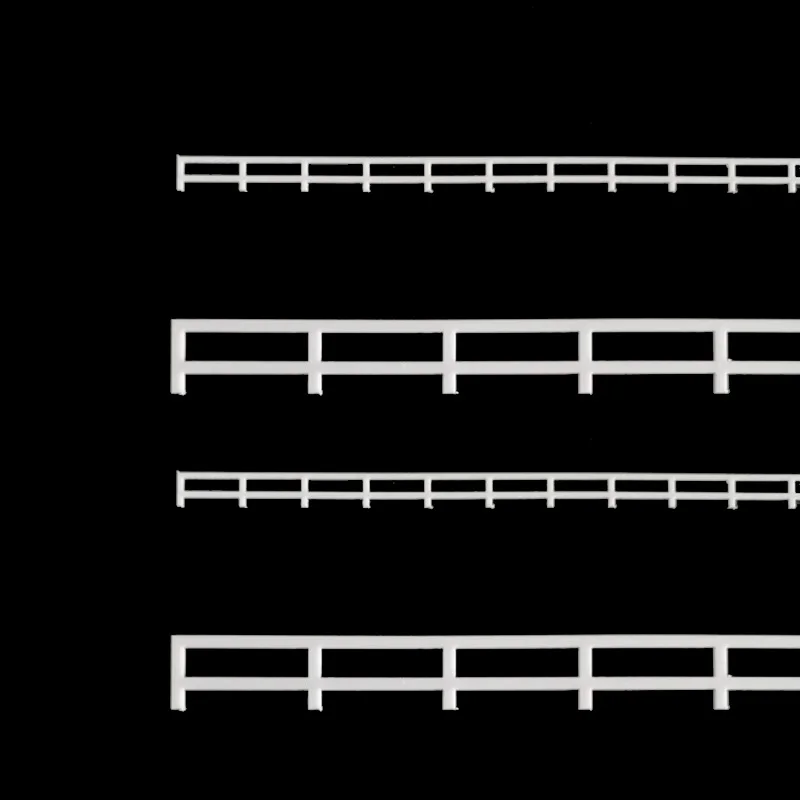 Barandilla de carretera, barandilla de barco, accesorios de mesa de arena para tren Diorama, diseño de ferrocarril, 6MM, 14MM