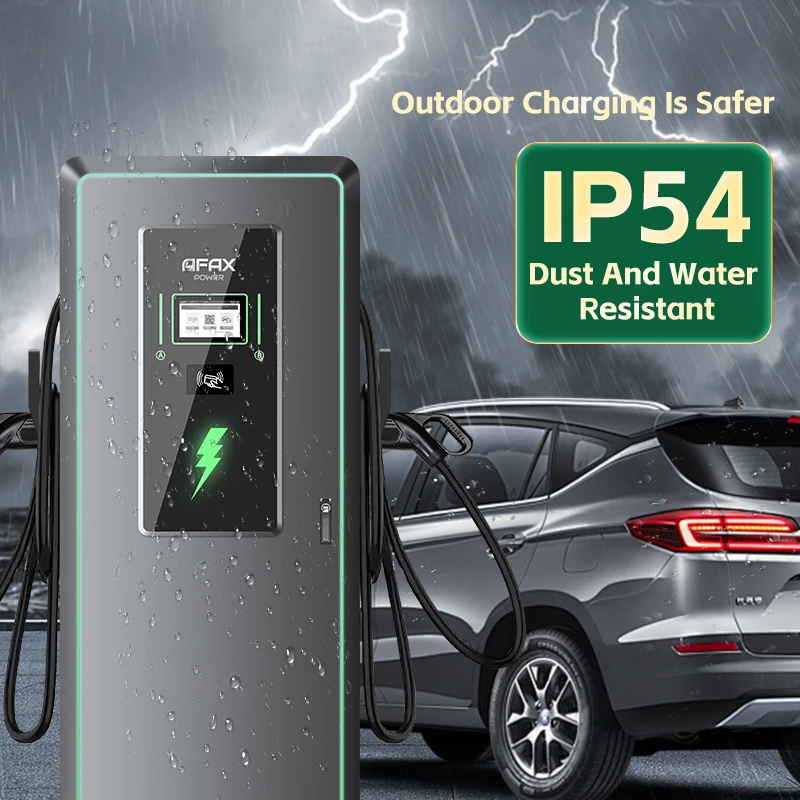 AFAX Cargador DC 120 кВт стабилизирующее автомобильное Excel Electric Совместимость с OCPP 1.6/2.0 cargador coche trifásico